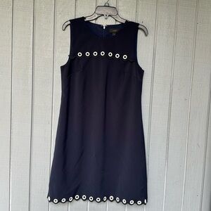Jcrew Blue Sleeveless Dress Dresd  10